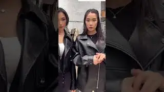 В ЛОСИНАХ И КОЛГОТКАХ / ДВЕ МИЛЫХ КАЗАШКИ ПРИМЕРЯЮТ КУРТОЧКИ 