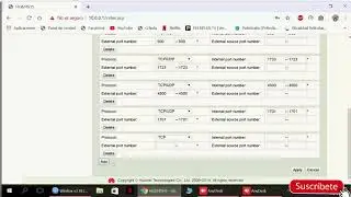 REDIRECCIONAMIENTO DE PUERTOS ROUTER HG8245H5