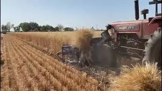 GREENLEND TRACTOR MOUNTED FRONT REAPER BINDER +91-8787218252