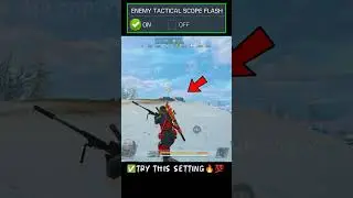 ✅Pro Sniper Tips🔥💯Settings in CODM BR 💯🔥Codmobile🤕CODM Pro Setting 