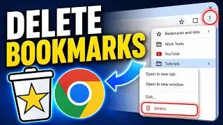 How To Delete Bookmarks in Chrome