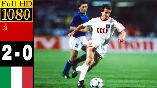 Soviet Union 2-0 Italy Semi Final Euro 1988 | Full highlight - 1080p HD | Dasaev - Maldini