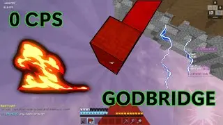 FULL 0 CPS GodBridge in Bedfight #minecraft