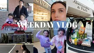 Running Errands with Three Kids: Costco Haul, Mall Trip, Chaos!