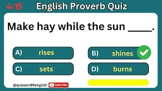 Challenge Yourself with 20 Must-Know English Proverbs! 🏆 Learn & Practice Fast 🎯