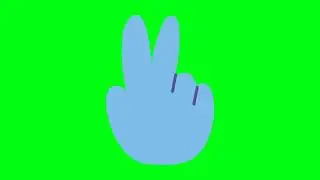 cute hands green screen effects