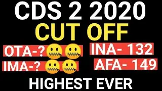 CDS 2 2020 CUT OFF | OTA/IMA/INA/AFA | what to do after clearing CDS written exam?