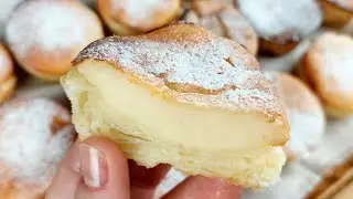 ⭐️ ¡Estos son los PASTELITOS más ricos! Con una suave crema de yogur.