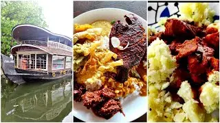ഒരു വേമ്പനാട്ടുകായൽ ബോട്ട് യാത്ര  || കപ്പ കേര,കരിമീൻ,ഊണ്,പഴംപൊരി...|| Appu Suresh