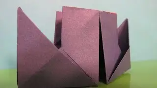 Оригами Как сделать двухтрубный корабль из бумаги - Creative diy projects