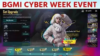 🥰 CYBER WEEK NEW EVENT IN BGMI | 180 UC PERMANENT OUTFIT SCAM | SET UPGRADE NEW EVENT