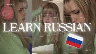 I Tried Learning Russian… Study With Me 🇷🇺 | Учим русский вместе