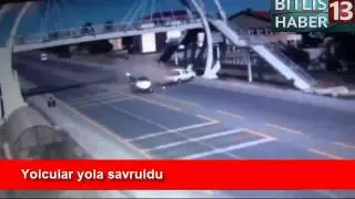Tatvan'da ki Trafik Kazaları Mobese Görüntüleri 2014