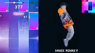 Tones and I - Dance Monkey in Piano Fire Tiles & EDM
