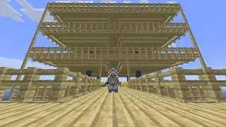 the completion of the new farm base in minecraft.