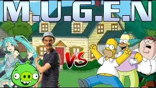 MUGEN Battle 84: Don Ramon, Minion Pig, Hatsune Miku vs Homer Simpson, Krusty, Peter Griffin