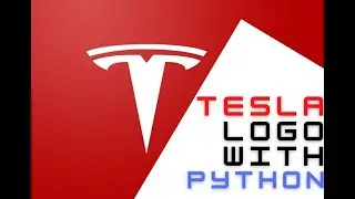 Python Dasturlash tili yordamida TESLA logotipini chizish...