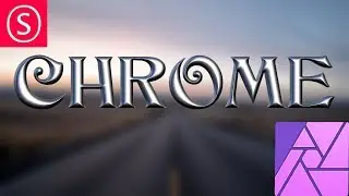 Chrome Text Effect - Affinity Photo Tutorial