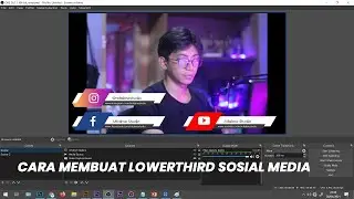 Easy way to create social media lower thirds via PowerPoint for OBS
