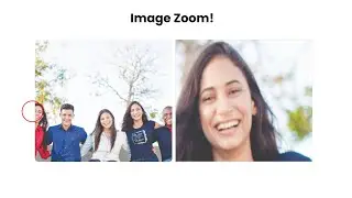 Image Zoom with HTML CSS & Javascript | HTML CSS Javascript Image Zoom 