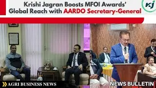 Krishi Jagran's MC Dominic Meets AARDO Secretary-General to Propel Global Reach of MFOI Awards
