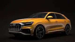 3D Model of Audi Q8 50 TDI quattro S line Vorsprung Edition Review