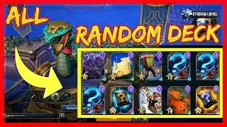 2v2 ALL RANDOM CARDS TEAMMATE'S DECK! Minion Masters 4K UHD Gameplay!