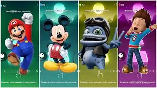 SUPER MARIO VS MICKEY MOUSE VS CRAZY FROG VS RIDER