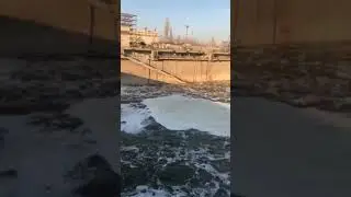 Запуск сухого дока на заводе "Океан" 01.04.2019 г. (видео "Корабелов.Инфо")