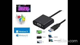 💥Descargar Drivers Para Windows 10 y 11 de Adaptador USB 3.0 a Puerto VGA Descarga Free
