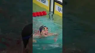 EMMA TEREBO BAT LE RECORD DE FRANCE DU 100 M DOS ET SE QUALIFIE POUR PARIS 2024 🔥  #sports #swimming