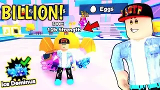I GOT BILLION STRENGTH! ARM WRESTLE SIMULATOR ROBLOX