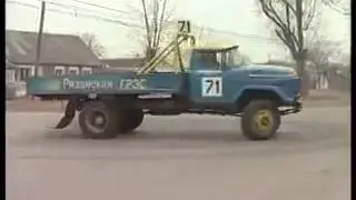 Гонки грузовиков, дрифт на ЗАЛ 131, Тюнинг зил