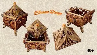 Шкатулка "Избушка" своими руками / Casket / Мастер класс / Джутовая мастерская Евгении Джут
