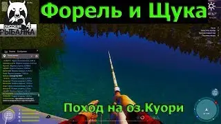 Русская рыбалка 4 - оз. Куори - Форель и щука на воблеры