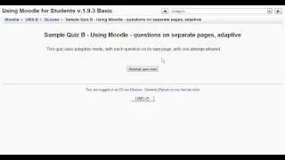 UMS - Quiz Retake and Adaptive Questions