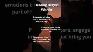 Healing Begins Within