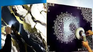 3 amazing ways to create modern marble walls 👌🔥