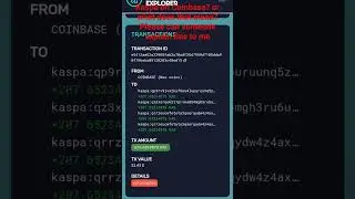 Kaspa on Coinbase?