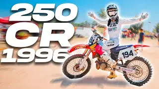 250 CR 1996 : JE ROULE AVEC UNE VIEILLE MOTO PENDANT MA COMPÉTITION !