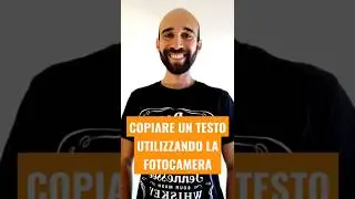 Come copiare un testo con la fotocamera dello smartphone 📱