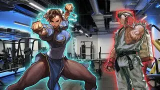 Protas de STREET FIGHTER en el GYM
