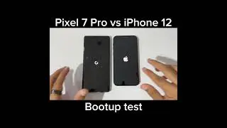 iPhone 12 vs Google Pixel 7 Pro - BOOTUP Test