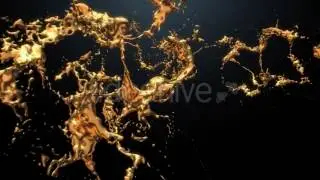 Liquid Expansion Gold Logo Reveal by 3dreflection | VideoHive - After Effects Templates