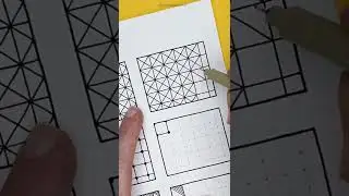 Easy Geometric Zen Doodle Pattern Idea (I)