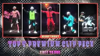 Free Fire Top 5 Clips + xml + cc ff 4k Clips For Editing🔹ff duo Emote Clips xml🔹FF Xml Like AE