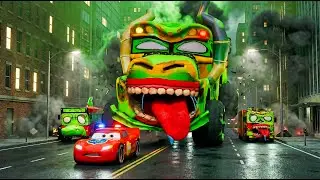 3D Trend McQUEEN Genz:POLICE CHASE ZOMBIE VEHICLES DESTROYING THE CITY - Horror Story-BeamNG Driver