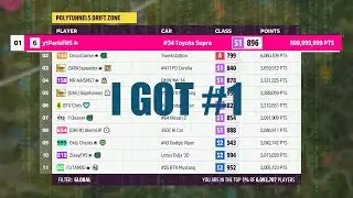 I GOT FIRST PLACE IN POLYTUNNELS DRIFT ZONE WITH MODS ON FORZA HORIZON 5