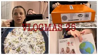 #VLOGMAS 25 | Yeni Döküm Tencere ve Tava Aldım,Pizza Gibi Mantarlı Omlet,Kızımın Hamurdan Yaptıkları
