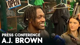 Eagles Press Conference: A.J. Brown and Jordan Mailata | January 10, 2025